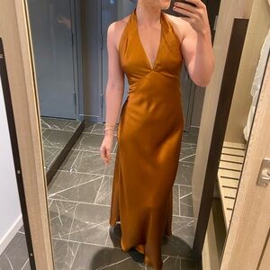 Reformation Daniela Maxi dress 0P Copper